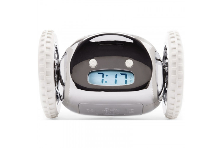 Часы-будильник Clocky Robotic (хром)
