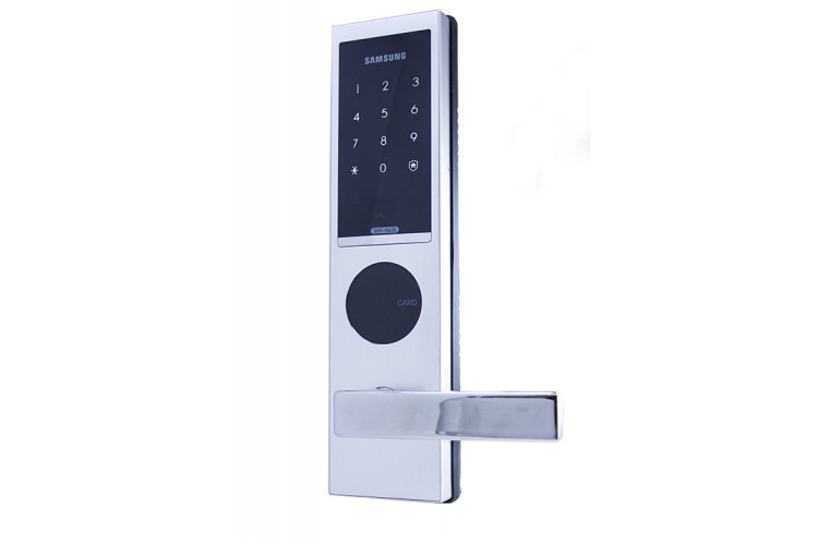 Врезной электронный дверной замок Samsung SHS-H635/6020 Silver